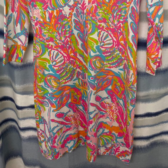 Lilly Pulitzer Christie Dress in Scuba to Cuba - Picture 5 of 6